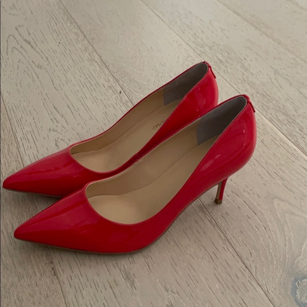 Ivanka Trump Red Patent 3” new heels 9.5